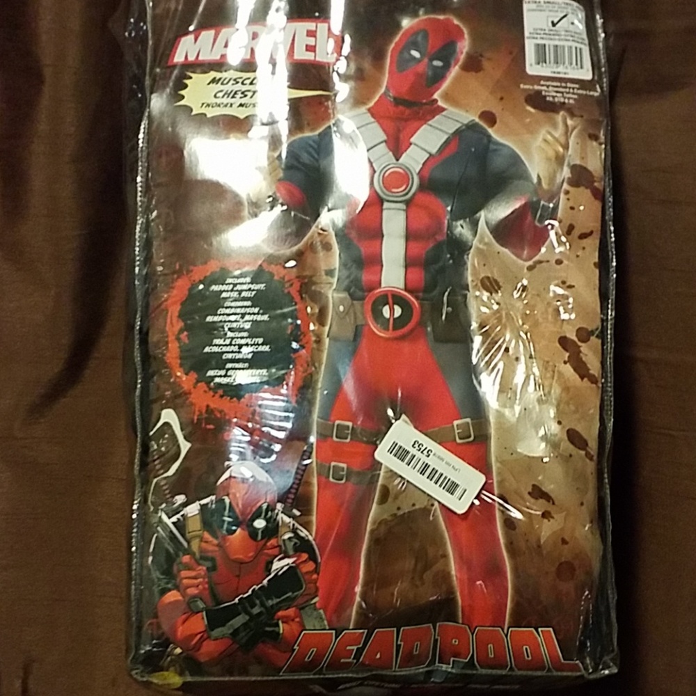 Kids XS deadpool costume halloween